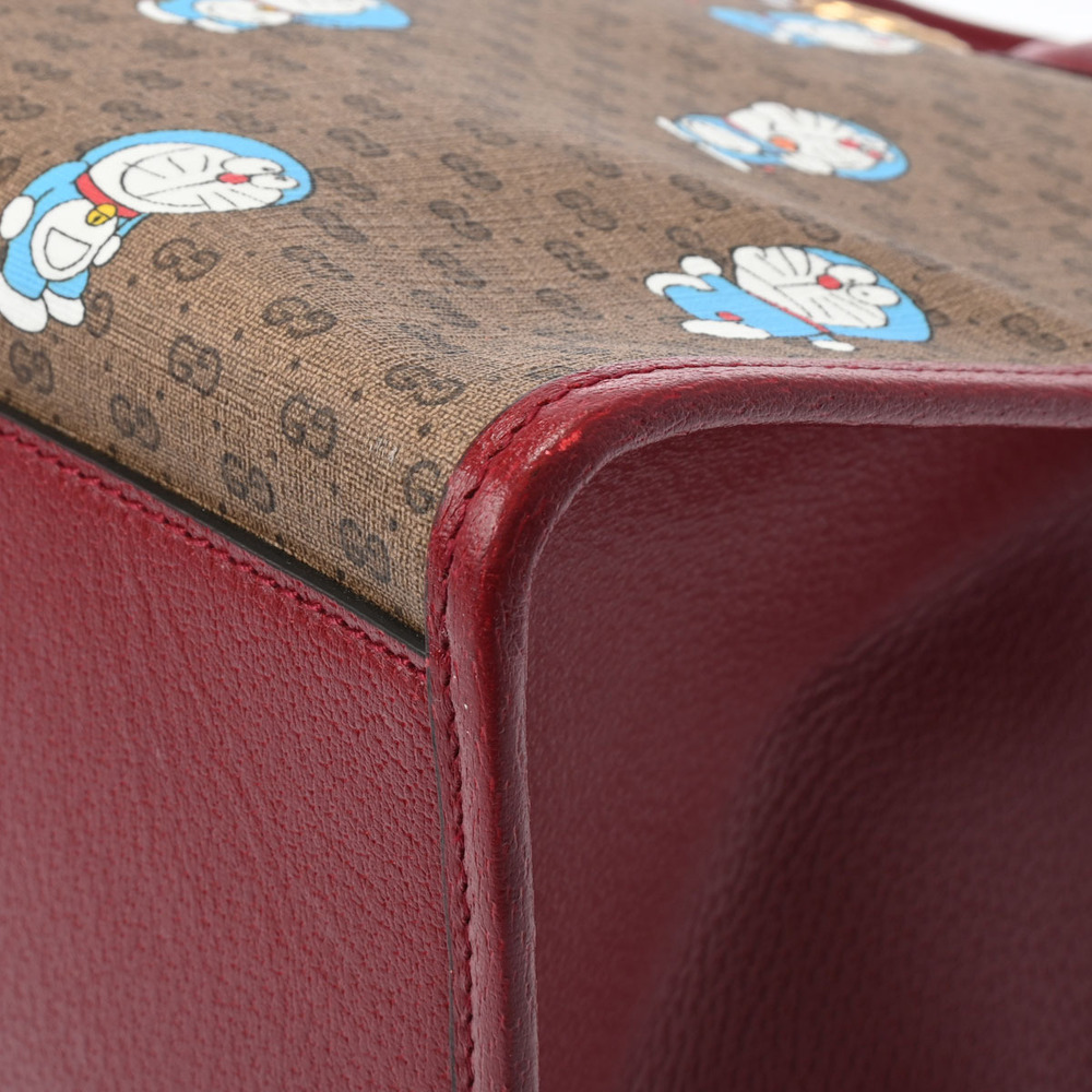 Gucci Canvas Bag Collaboration Tote GG Supreme Beige Doraemon - Picture 7 of 9